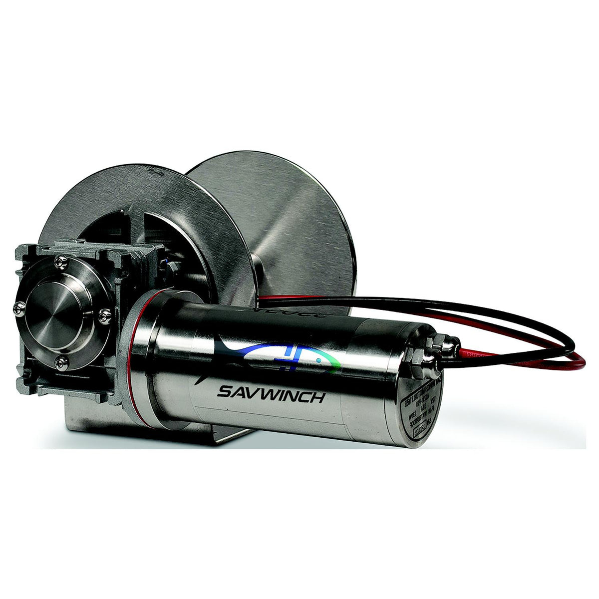 Savwinch 5003 SS Drum Anchor Winch, Rope Kit 164' of rope and chain (147' of 1/5" double-braid rope; 16.4' of 1/4' chain), Fits w/ 450SS, Boats up to 15', 11.6" W x 7.5" H - image 2