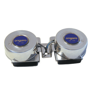 Schmitt Marine All-Stainless Mini Compact Twin Horn - 12V - 10002