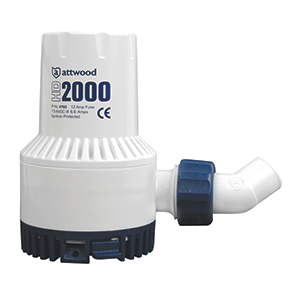 Attwood Marine Attwood Heavy-Duty Bilge Pump 2000 Series - 12V - 2000 GPH - 4760-4