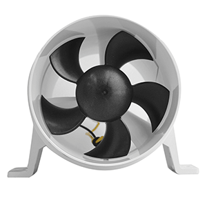 Attwood Marine Attwood Turbo 4000 Series II Water-Resistant, In-Line Blower - 12V - White - 1749-4