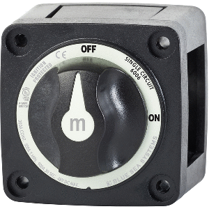 Blue Sea Systems Blue Sea 6006200 Battery Switch Mini ON/OFF - Black