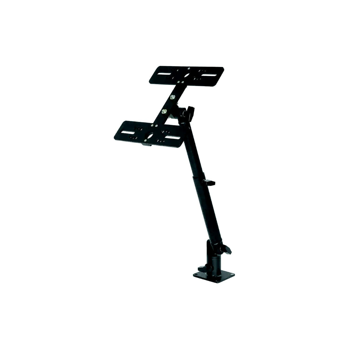 Millennium Outdoors MM002BL Double Monitor Mount Black - MM-002-BL