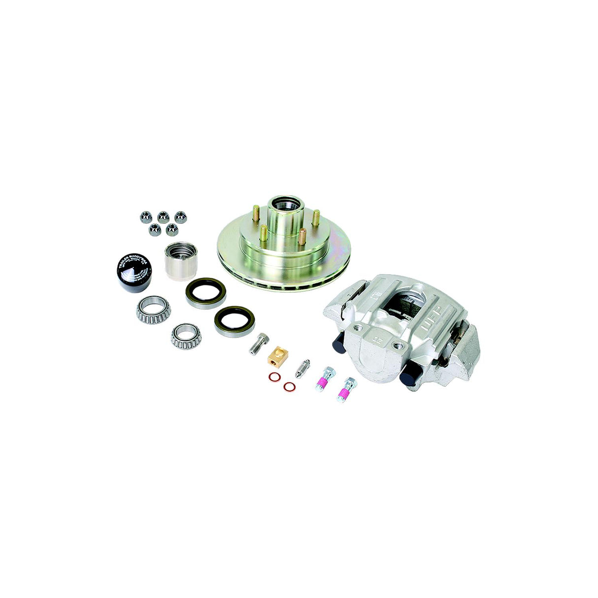 Dexter UFP Zinc+ Hub, Zinc+ Ventilated Rotor And Aluminum Caliper Kit - K71-090-05 - official Dexter product image 3