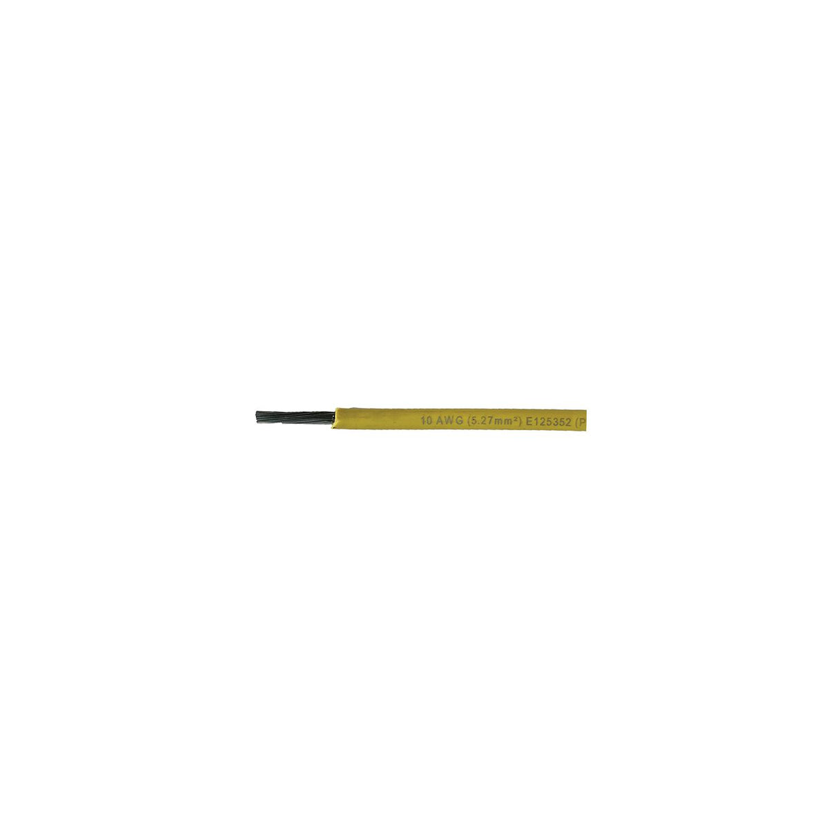 Cobra Wire and Cable Cobra Wire A2010T04100FT Primary Tinned Copper Wire, 10 AWG, 100', Yellow - A2010T04100FT