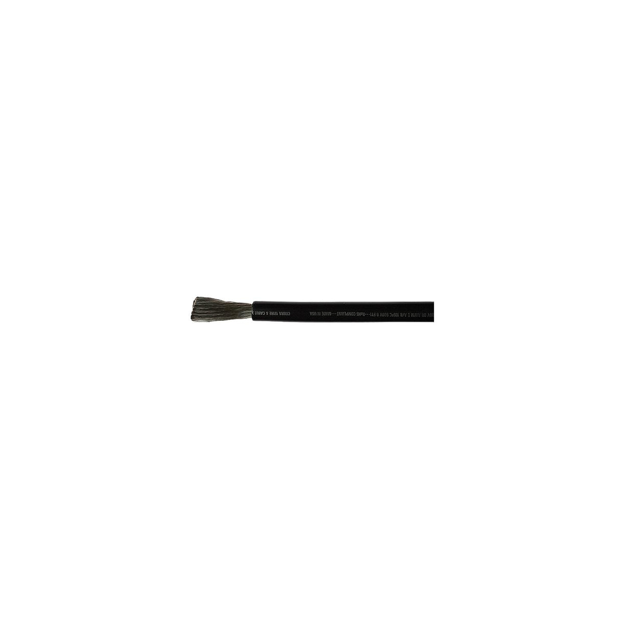 Cobra Wire and Cable Cobra Wire A2002T07050FT Tinned Copper Battery Cable, 2 AWG, 50', Black - A2002T07050FT - official Cobra Wire and Cable product image 3