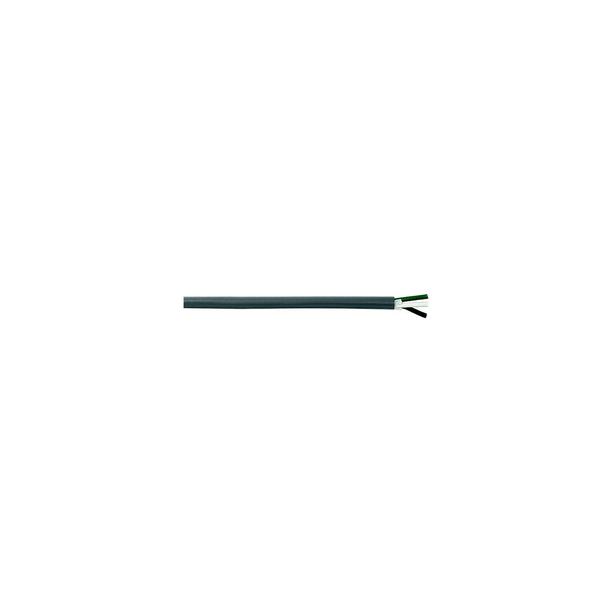 Cobra Wire and Cable Cobra Wire B6G16T30100FT Tinned Copper Round Triplex Wire, 16/3, 100', Gray - B6G16T30100FT