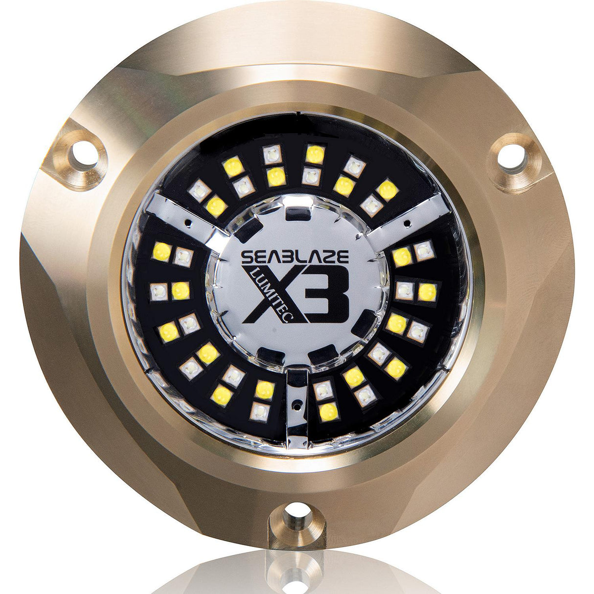 Lumitec 101945 SeaBlazeX3, Bronze, White/Blue, 10-30vDC, 8,000 Lumens - image 2