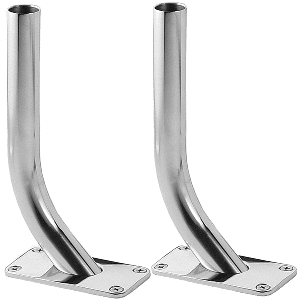 TACO Marine TACO Striker Base Gunnel Mounts (pair) f/1-½" Poles - F16-0150-F