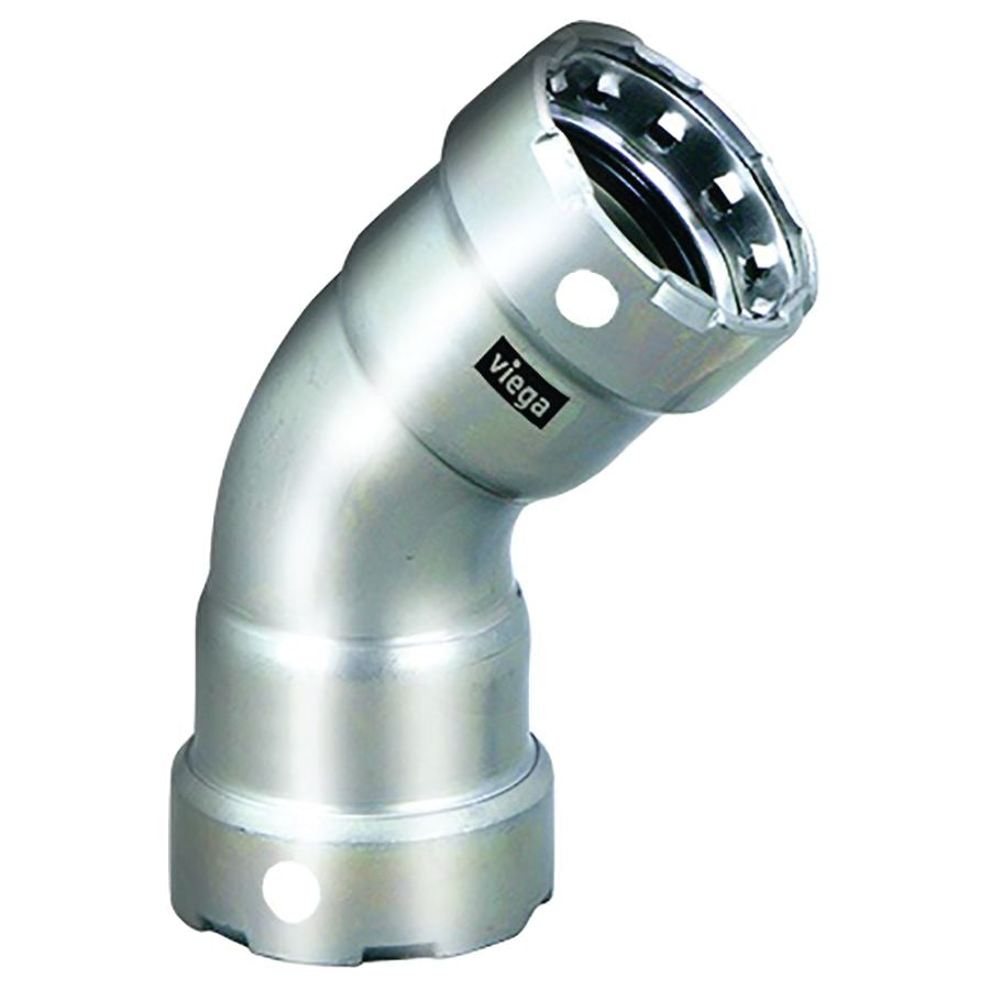 Viega MegaPress Stainless 316 45° Elbow (1”) - 91765 - image 1