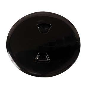 Beckson Marine Beckson 5" Twist-Out Deck Plate - Black - DP50-B