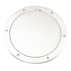 Beckson Marine Beckson 6" Smooth Center Pry-Out Deck Plate - White - DP61-W