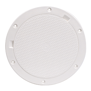 Beckson Marine Beckson 8" Non-Skid Pry-Out Deck Plate - White - DP83-W