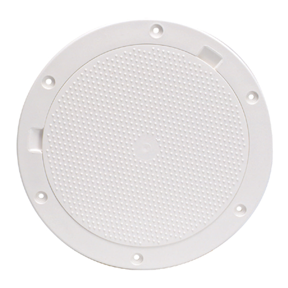 Beckson Marine Beckson 8" Non-Skid Pry-Out Deck Plate - White - DP83-W