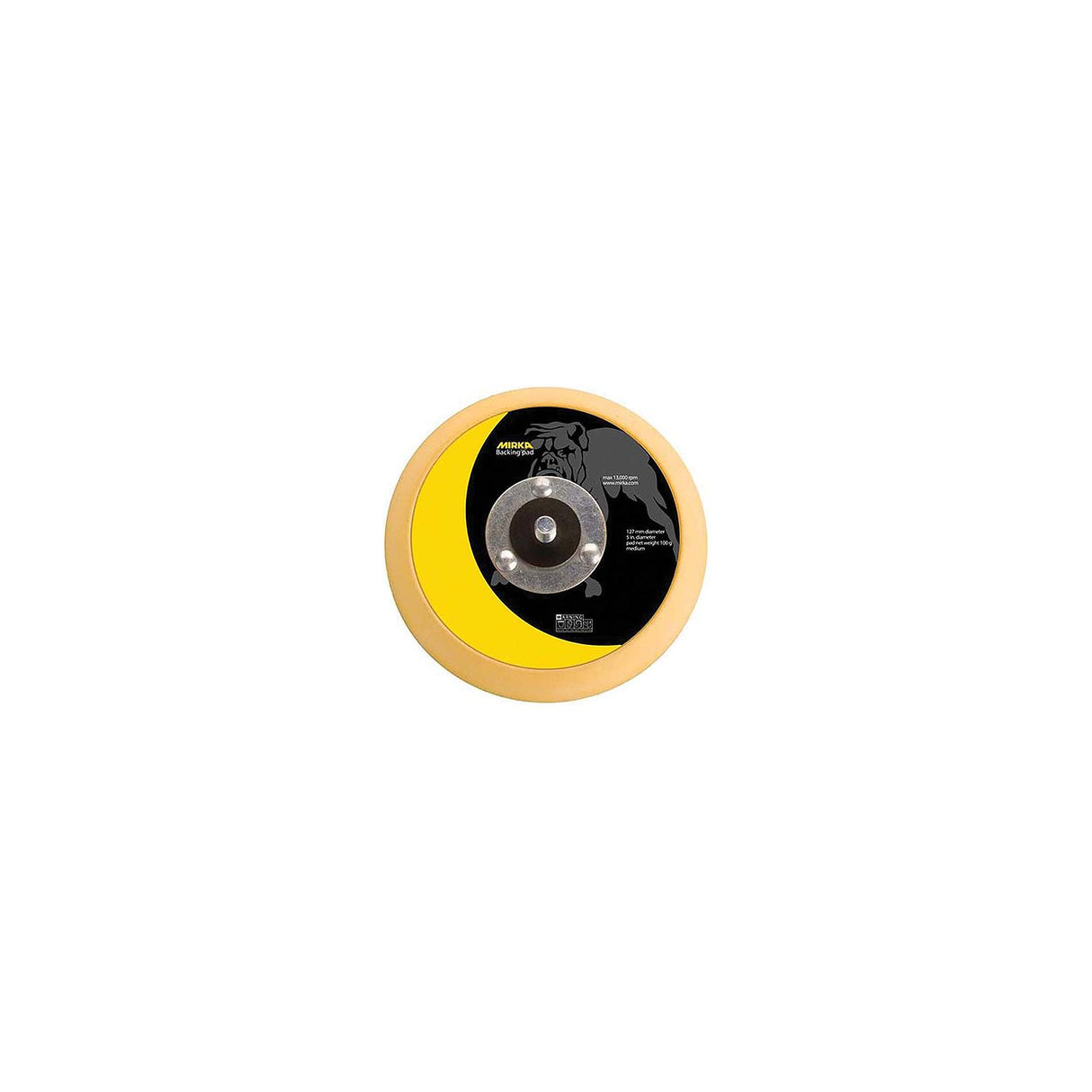 Mirka 6" Vinyl Faced Backup Pad, Medium - 106