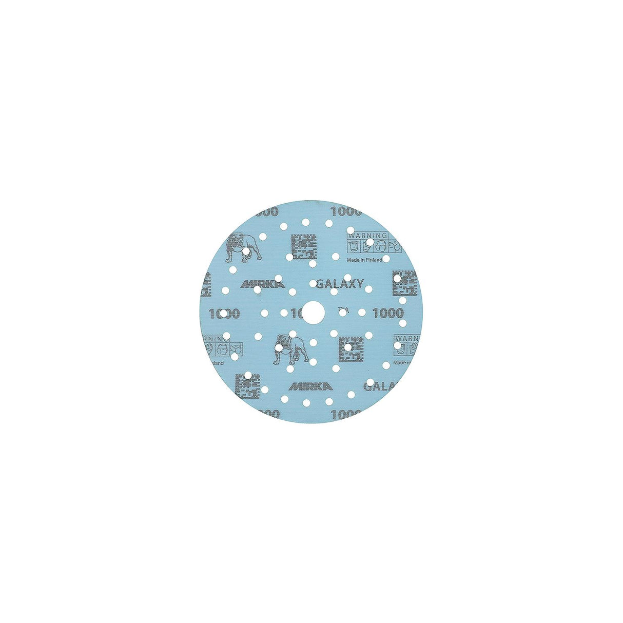 Mirka FY3MF400 Galaxy Dust Free Multi-Fit Grip Discs, 3", Grade 400, 50/pk - FY-3MF-400