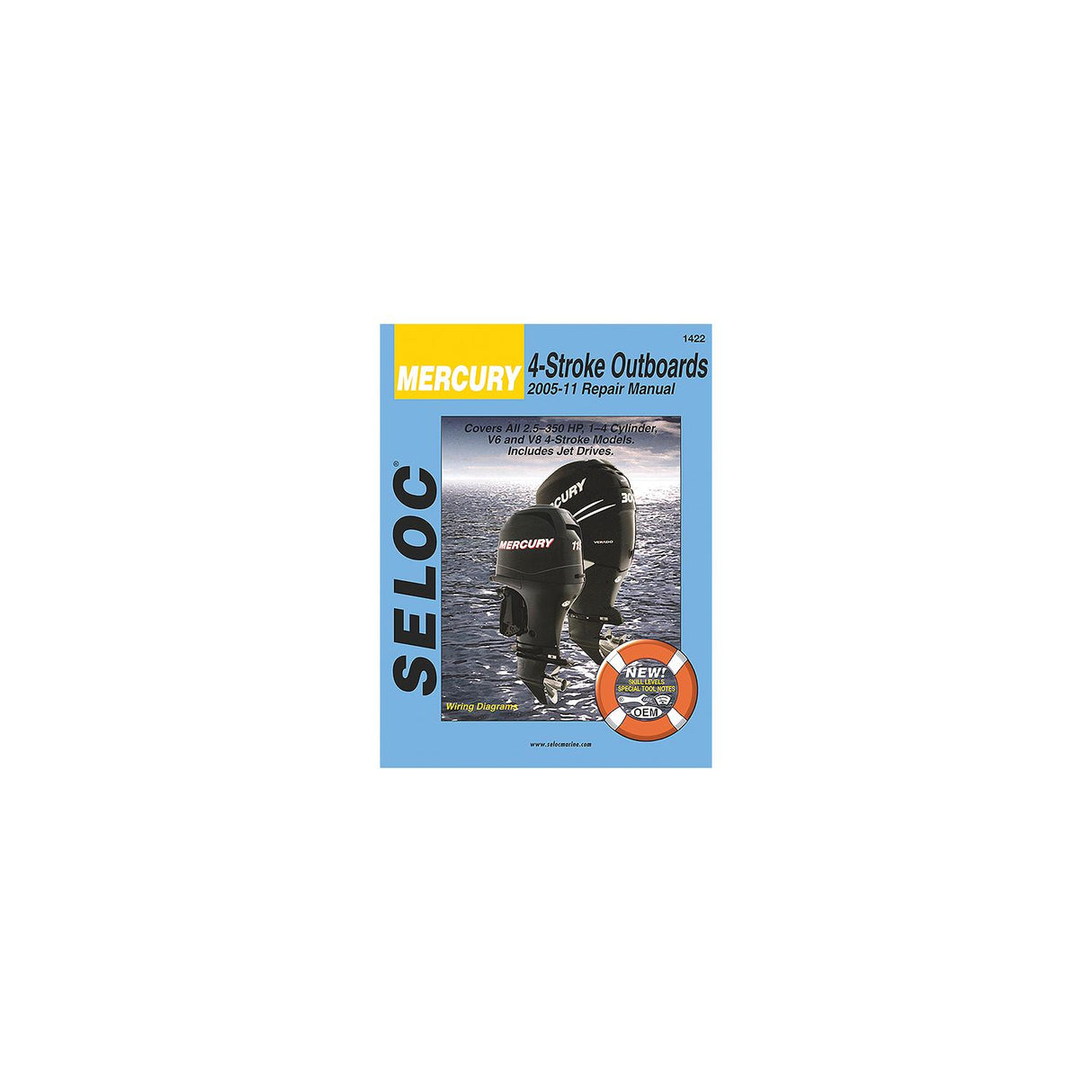 Sierra 01422 Seloc Manual Mercury, 2.5-300 HP, 2005-2011 - 18-01422 - image 2