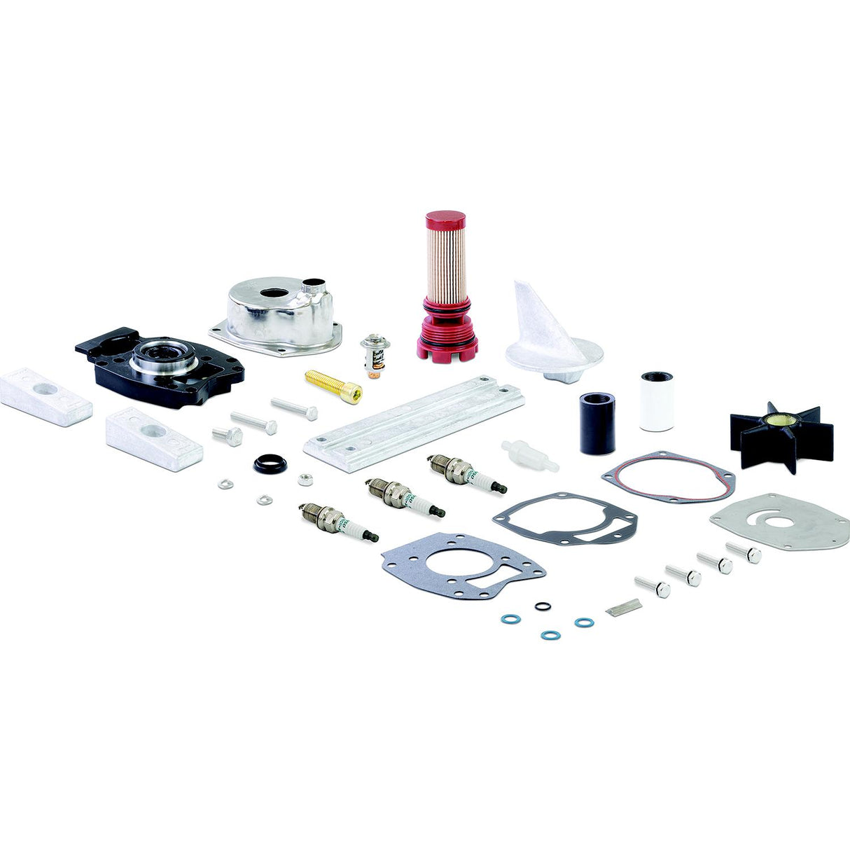 Sierra 9251 Outboard Maintenance Kit Mercury - Mercury 75, 90, and 115 HP, Optimax, 1.5L, 2-Stroke O/B's, Fits with S/N's 1B227000 and up - 18-9251 - image 2