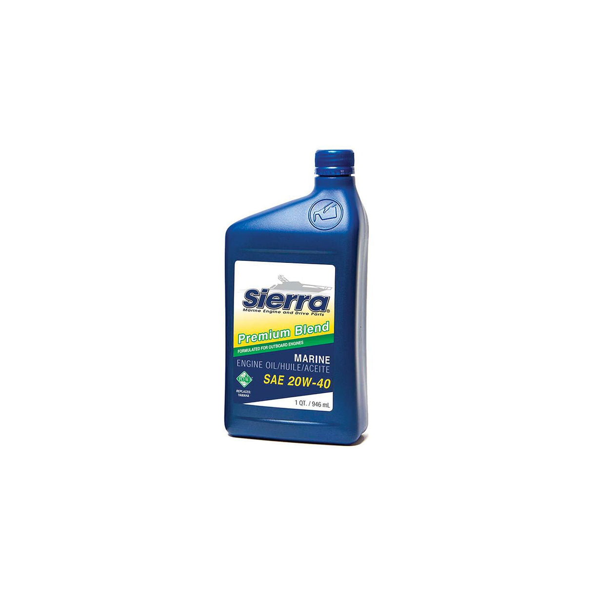 Sierra 4-Stroke 20W40 FC-W Mineral Outboard Engine Oil, Qt. - 18-9450-2
