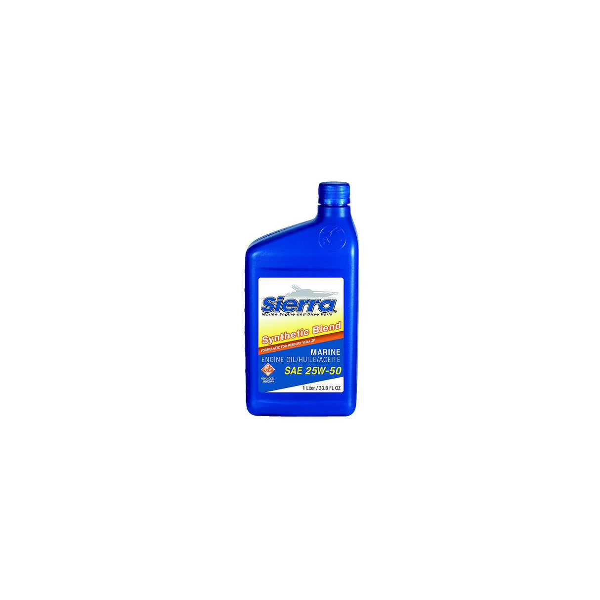 Sierra 18-9552-8 O/B Oil 25W50 Smi/Syn 1L Marine Boat - official Sierra product image 4