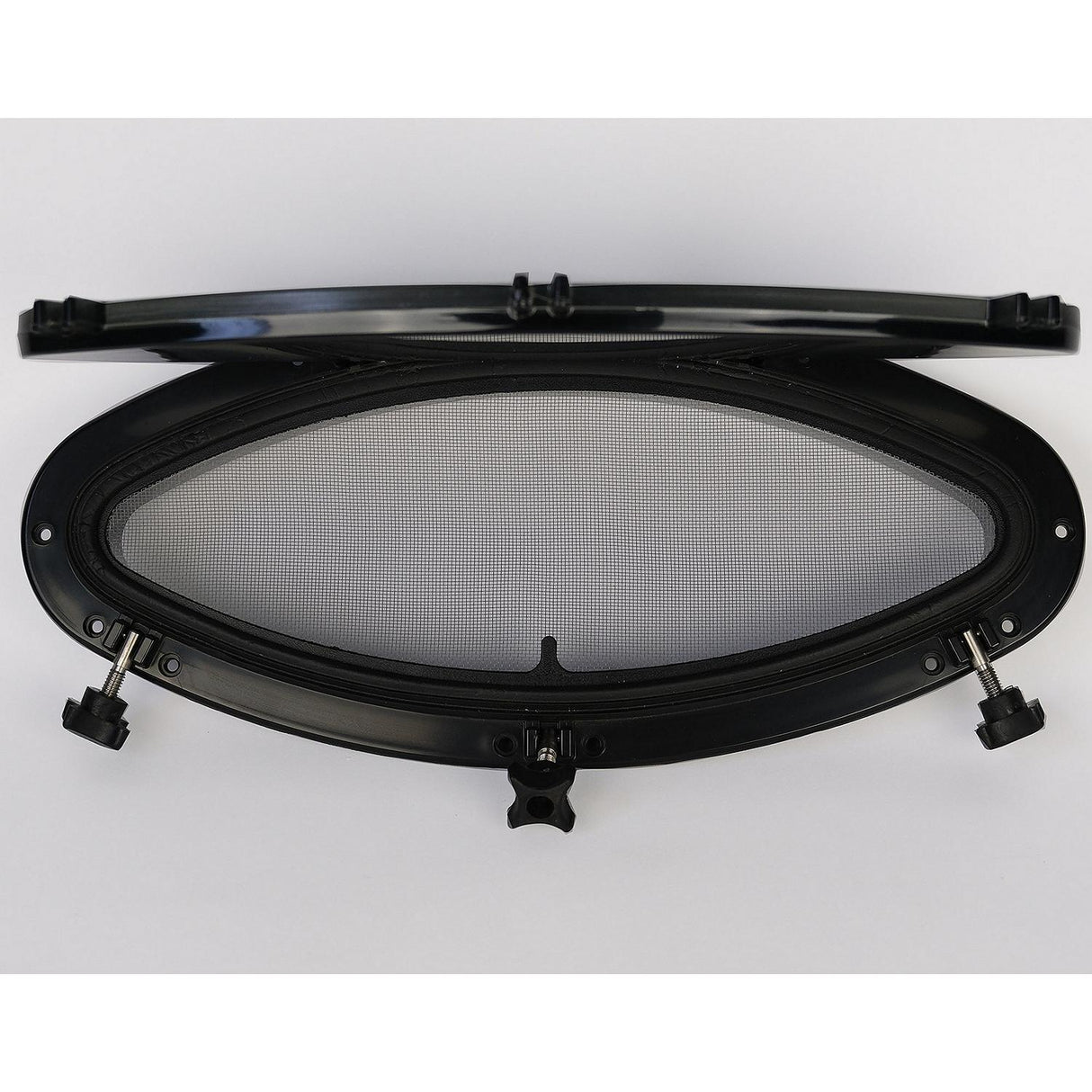 Bomar G61618 Gray Series 6 x16 Opening Elliptical Molded Portlight, Black - image 3