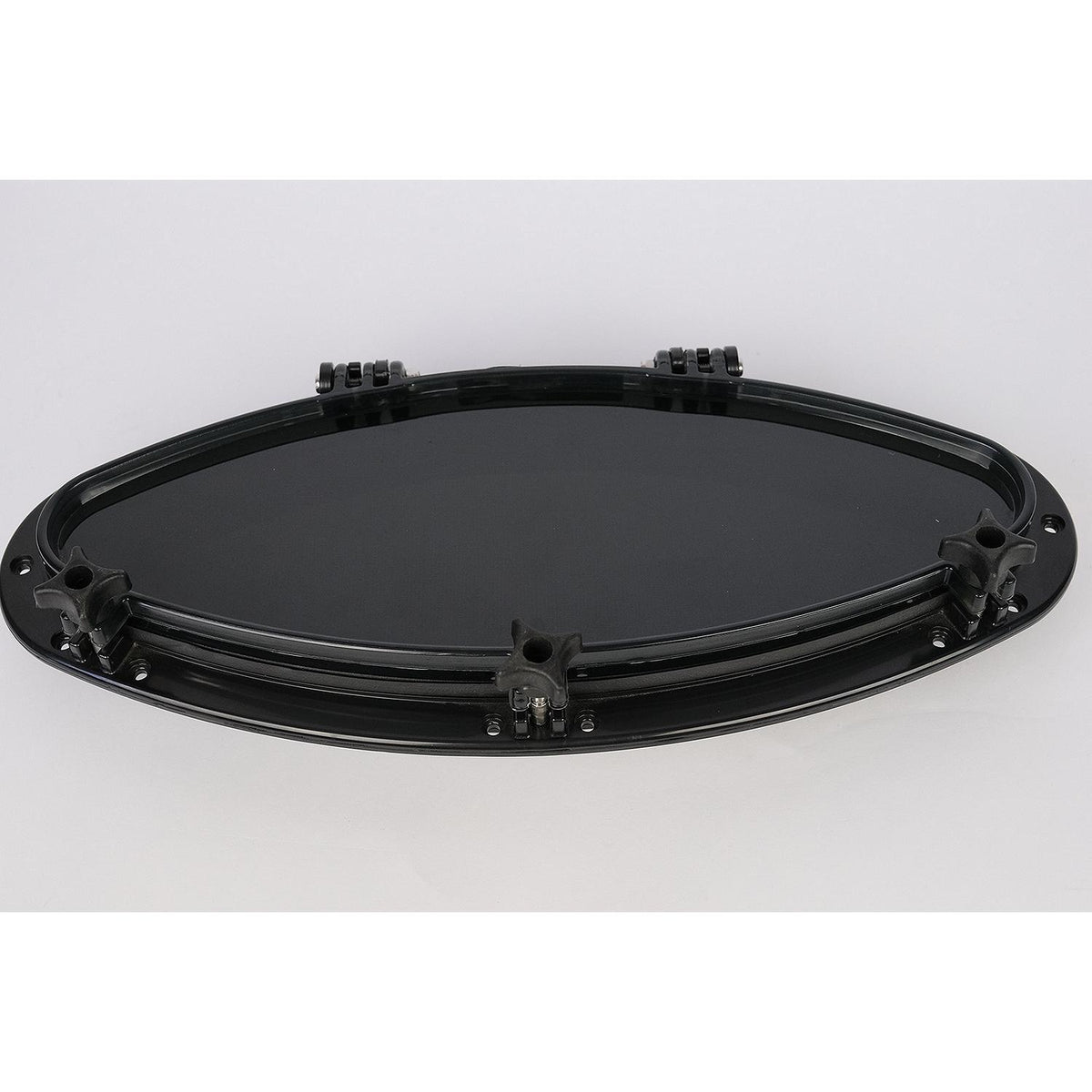 Bomar G61618 Gray Series 6 x16 Opening Elliptical Molded Portlight, Black - image 2
