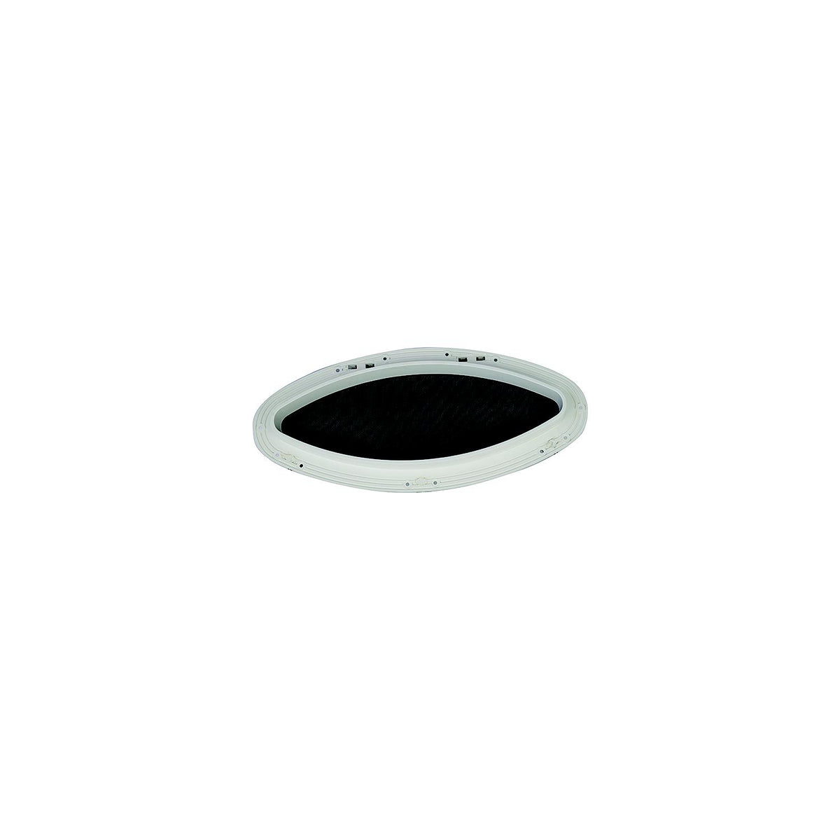 Bomar G61628 Gray Series 6 x16 Elliptical Molded Portlight, White - image 4