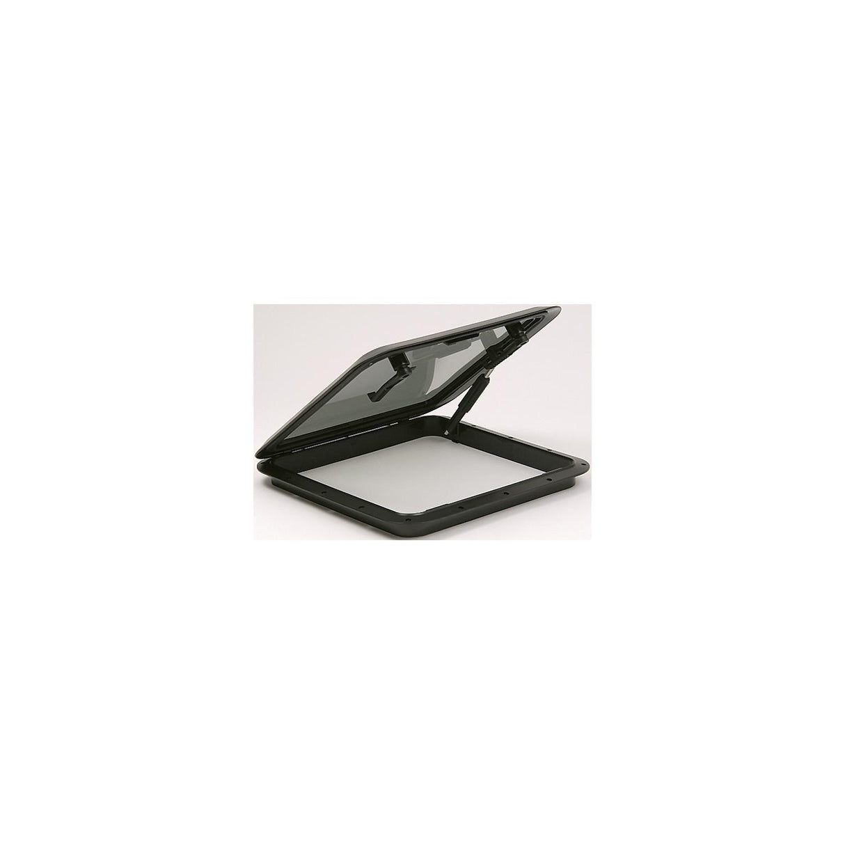 Bomar Hatch Package With Trim Ring & Screen, Black w/Smoked Acrylic Lens - G9951111