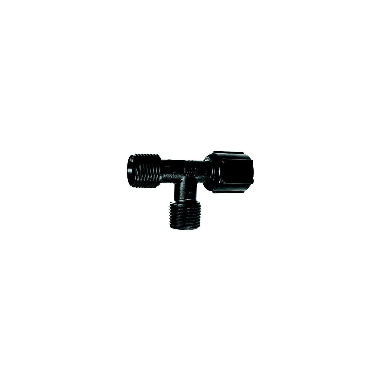 Flair-It Pexlock Stacking Manifold Tee, 1/2" MPT to BSP Swivel to MPT - 30836 - image 1