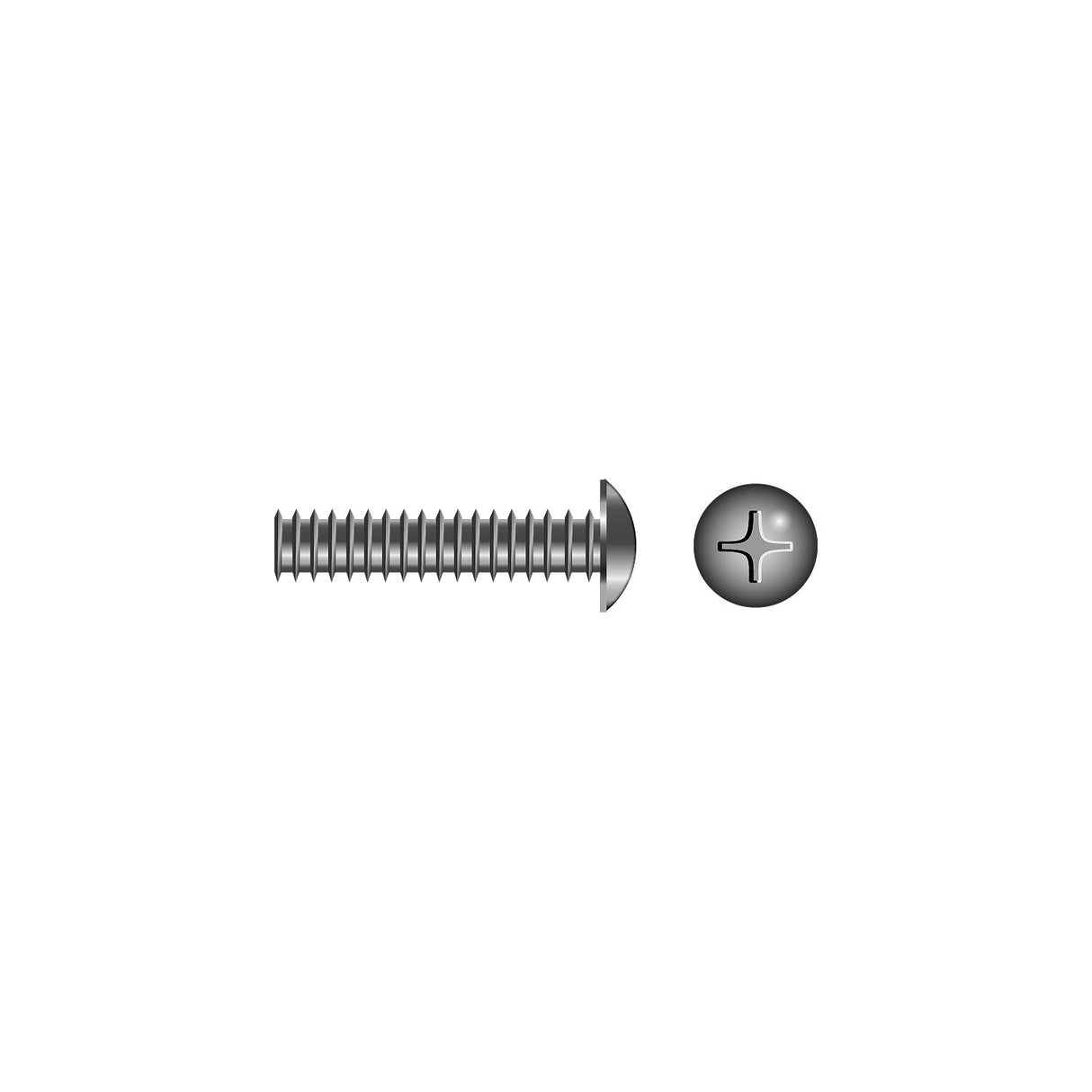 Seachoice Phillips Machine Screw - Truss Head 8-32 x 3/4" - RP-SC3037