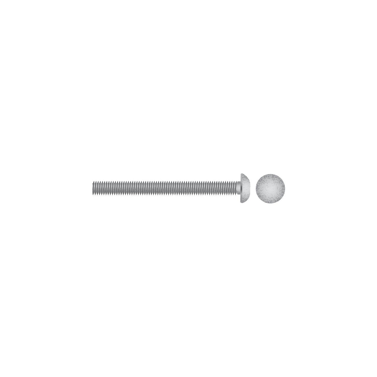 Seachoice Carriage Bolt, 1/2"-13 x 3" - RP-SC3814