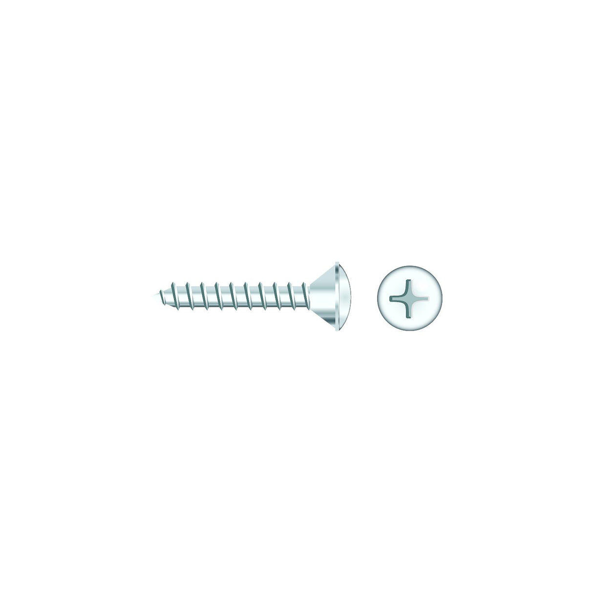 Seachoice 01770 Chrome Plated SS Phillips Tapping Screw - Oval Head, #8 x 1-1/2" - RP-SC588CH