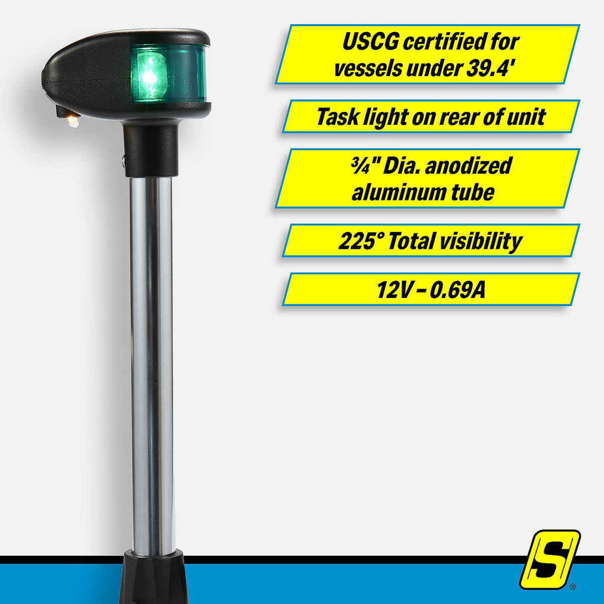 Seachoice Bi-Color Bow Light With Task Light - 2051 - official Seachoice product image 7