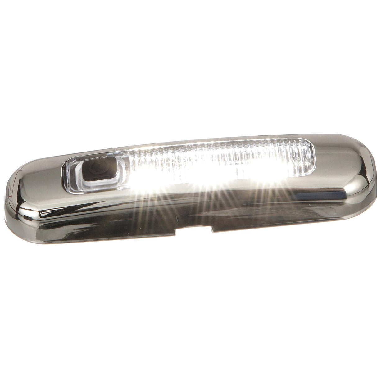 Seachoice LED Surface Mount Area Light with On/Off Switch, 316 Stainless Steel, White Light, 220 Lumens - SC50-03131