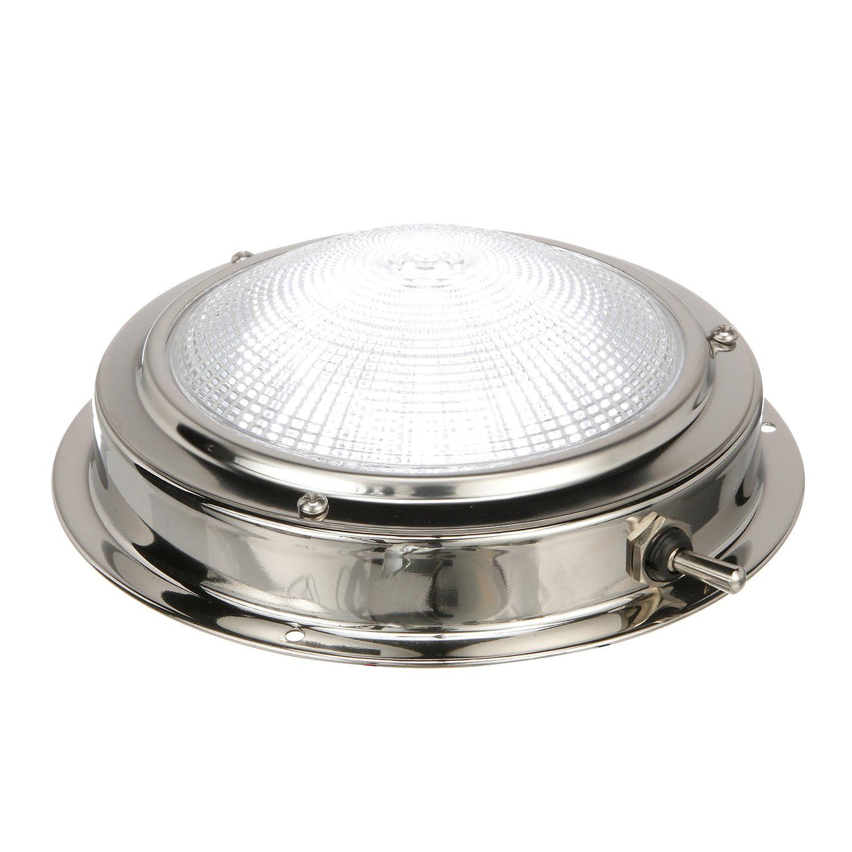 Seachoice LED Surface-Mount Dome Light, Bright White, Stainless Steel Flange, 4 in. Diameter - 3281 - official Seachoice product image 5