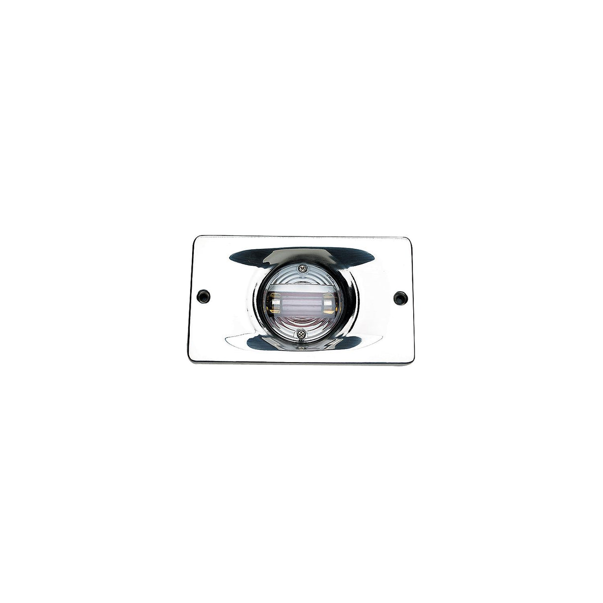 Seachoice 05361 Transom Light With Stainless Steel Flange, Rectangular - SC50-05361