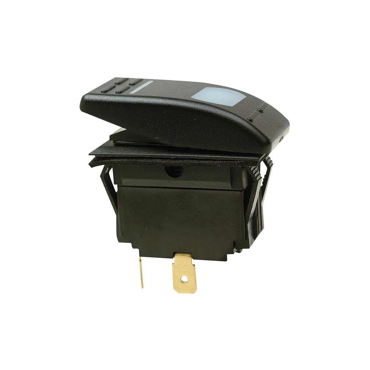 Seachoice Illuminated Rocker Switch, SPST, 3 Terminal, On/Off, Black - 50-10961 - official Seachoice product image 8