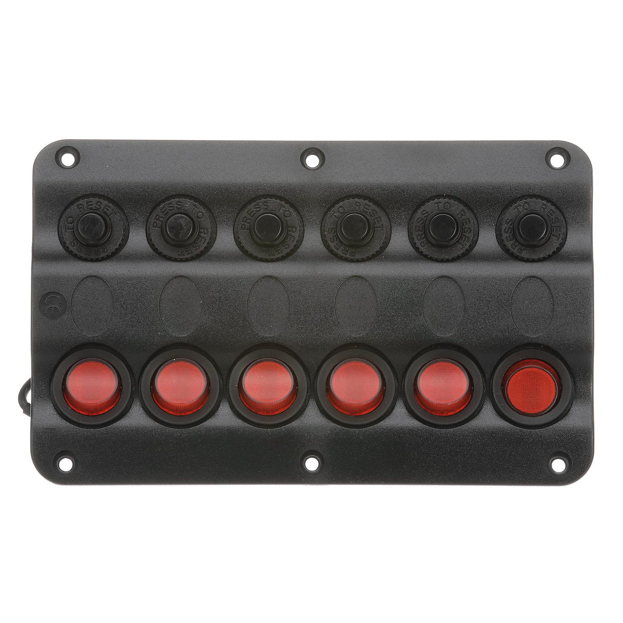 Seachoice 12331 LED 12V 6-Switch Distribution Panel, Pre-Wired, Boat Panel Mount - 12331 - official Seachoice product image 7