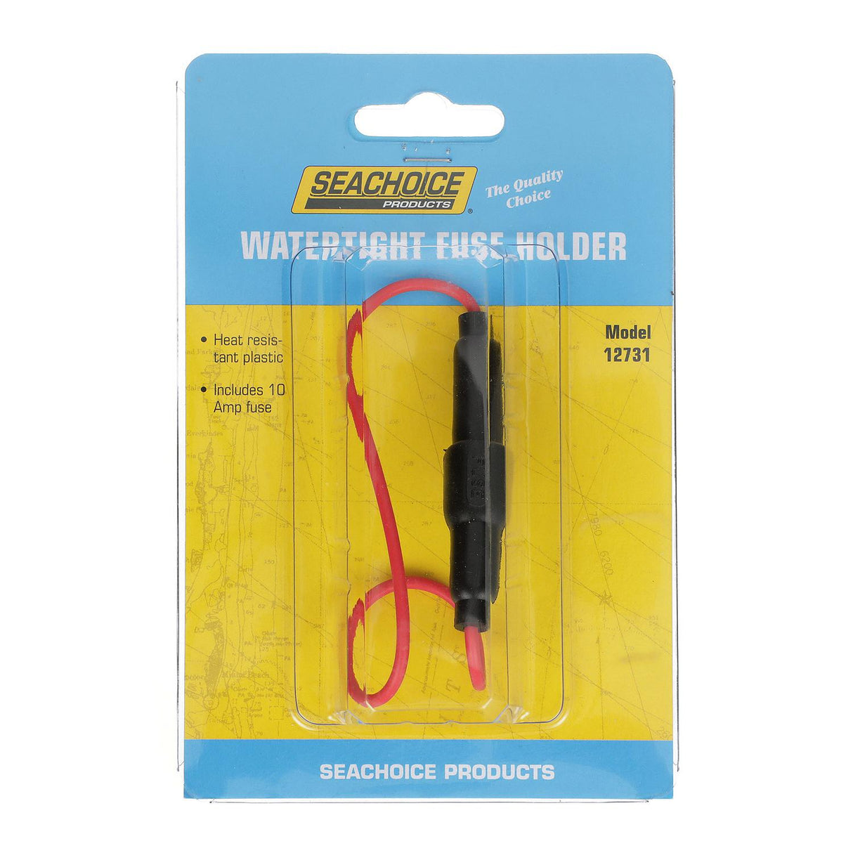 Seachoice in-Line Fuse Holder with Fuse, Waterproof, 10 Amp Fuse - 12731 - official Seachoice product image 3