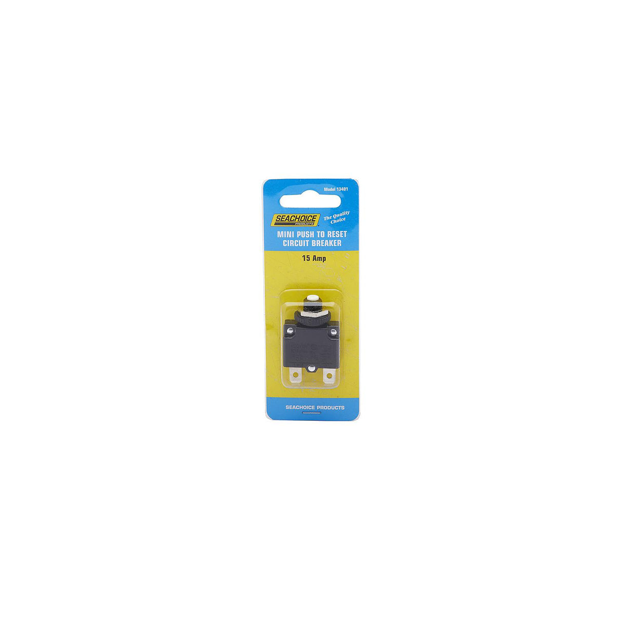 Seachoice Mini Push to Reset Circuit Breaker, 15 AMP - 13401