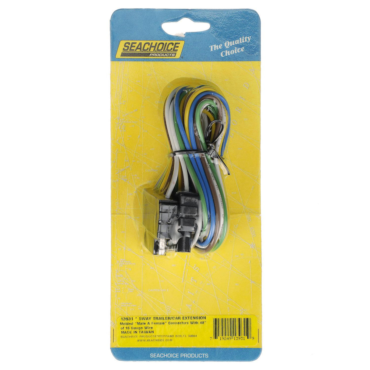 Seachoice Trailer Wire Harness Extension, 5 Pole, Flat, 48 In. - 50-13931 - official Seachoice product image 3