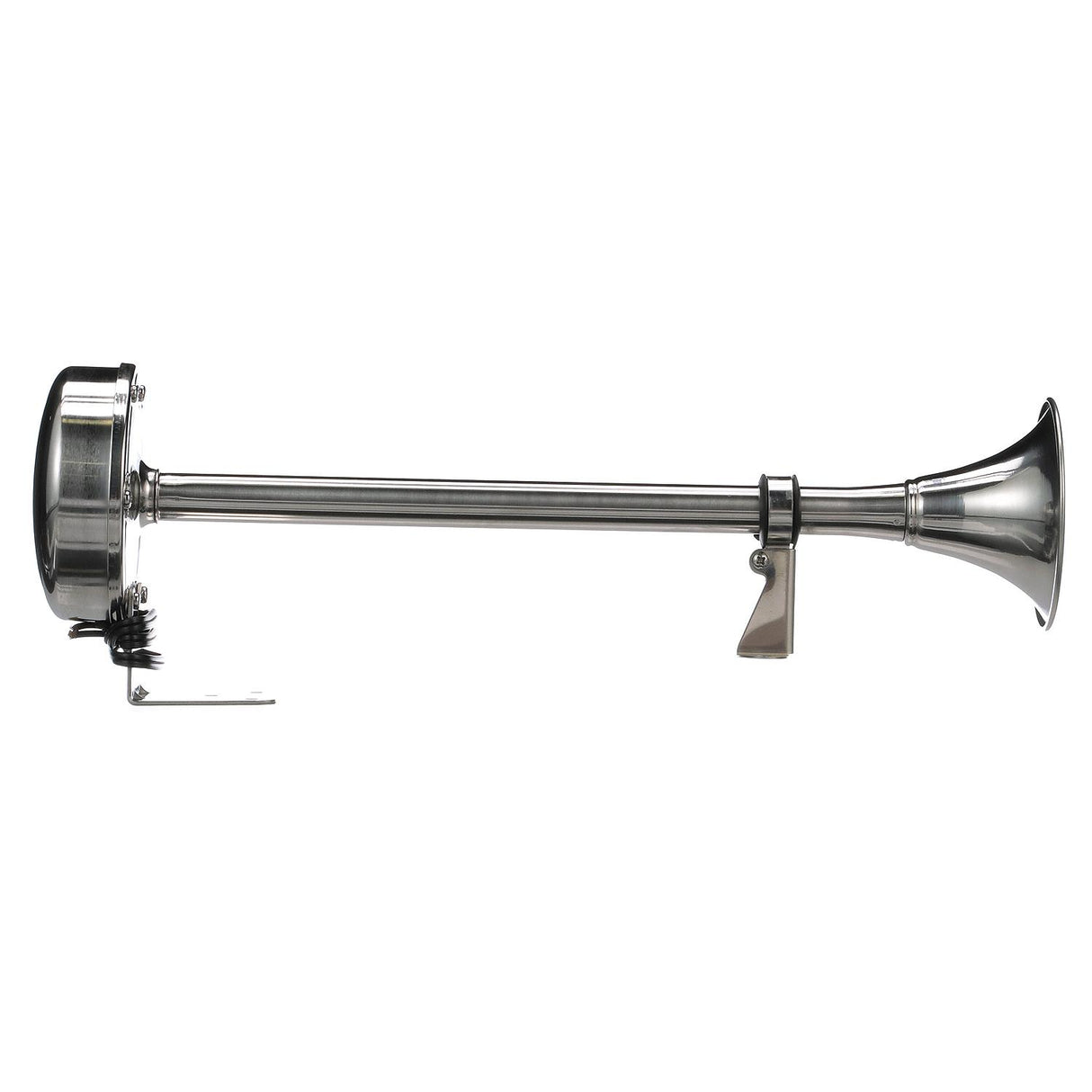 Seachoice 14541 Single Trumpet Horn, Stainless Steel Tube and Mounting Bracket, 106 dB, 16-3/4 Inches Long, 12V - 14541 - official Seachoice product image 3