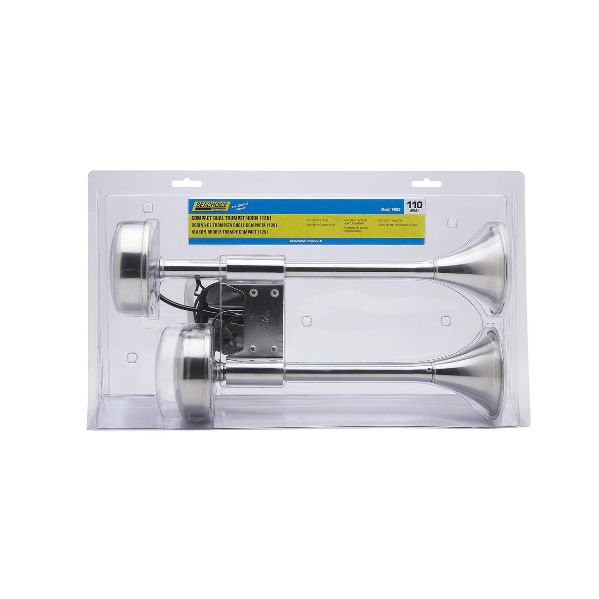 Seachoice Compact Dual Trumpet Electric Horn - HYF-305LTM - official Seachoice product image 5