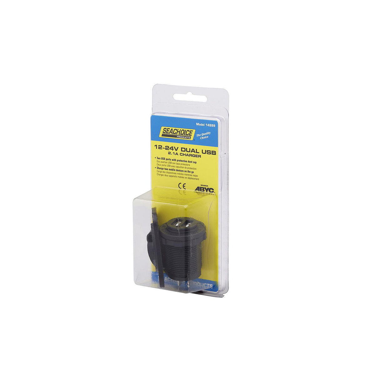 Seachoice Dual USB Charger, 12V, Accessory Socket Boat - A13-222BPS1-BB3 - official Seachoice product image 5