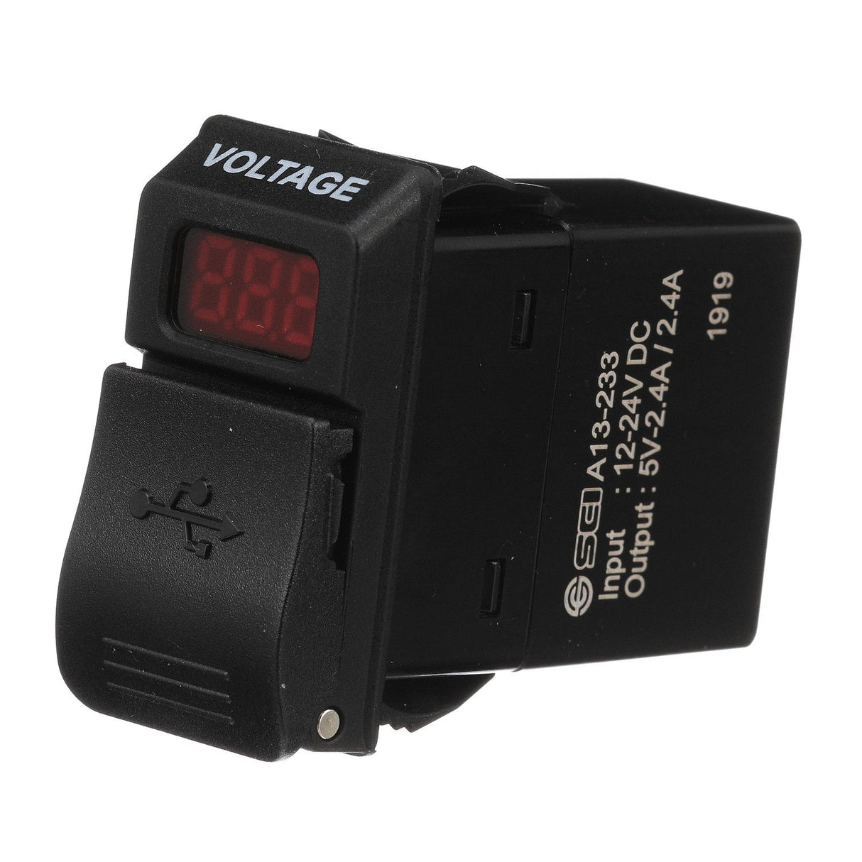 Seachoice Dual USB Voltmeter, 12-24V - A13-233A-01-BBRV - official Seachoice product image 8