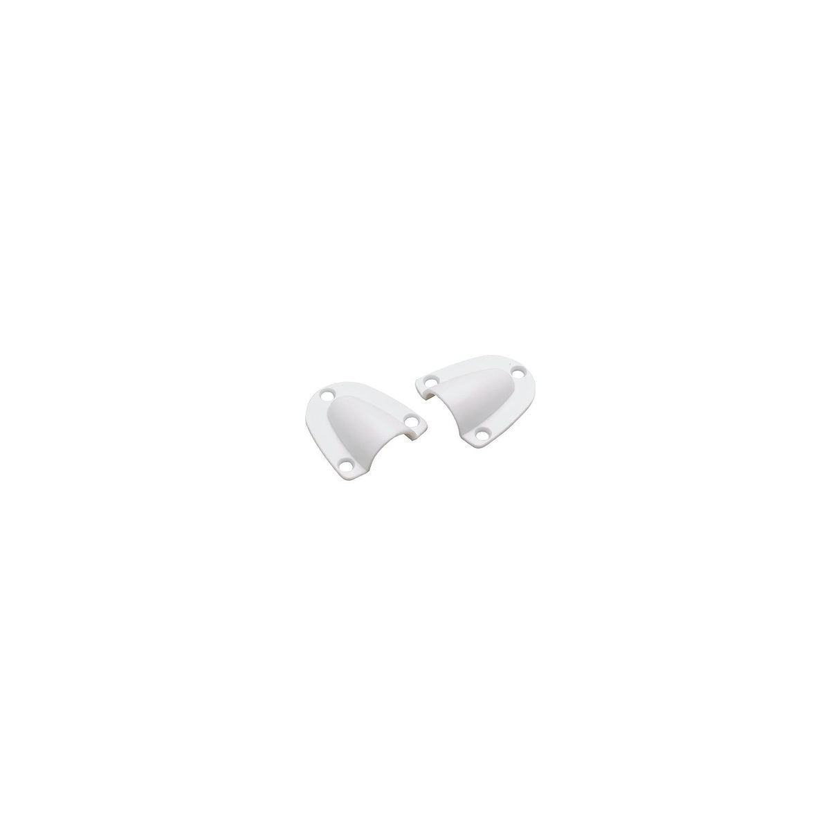 Seachoice 16171 Molded Plastic Clam Shell Vent 2-Pack, White - image 1