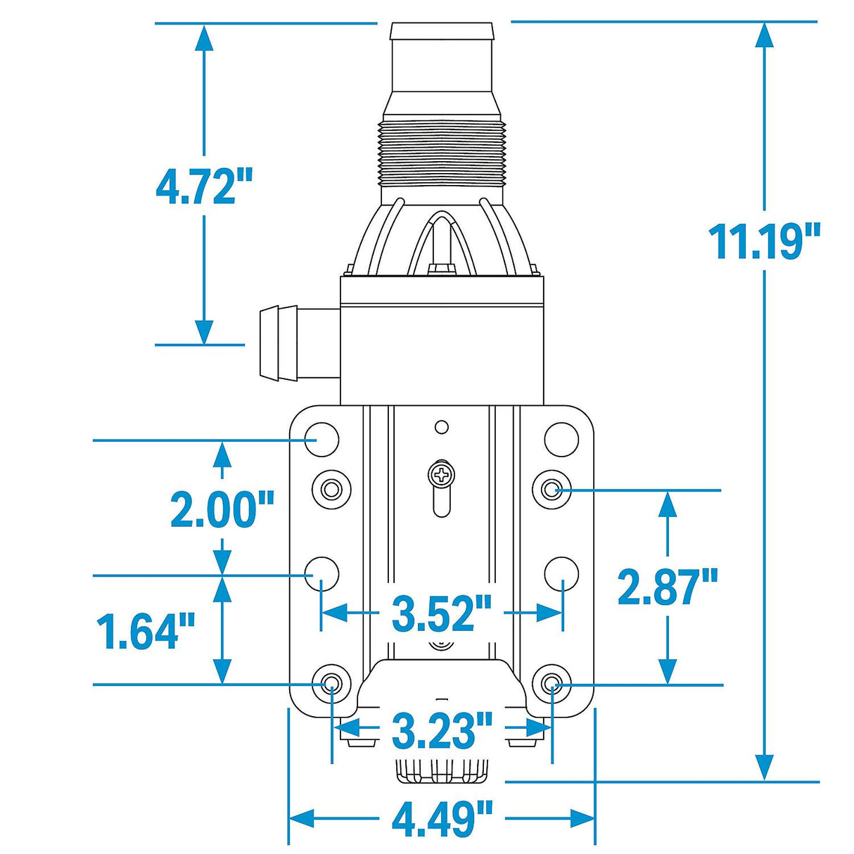 Seachoice 17888 Macerator Pump, 12 GPM, 12V, 12A - NMMP1-120-01 - image 7