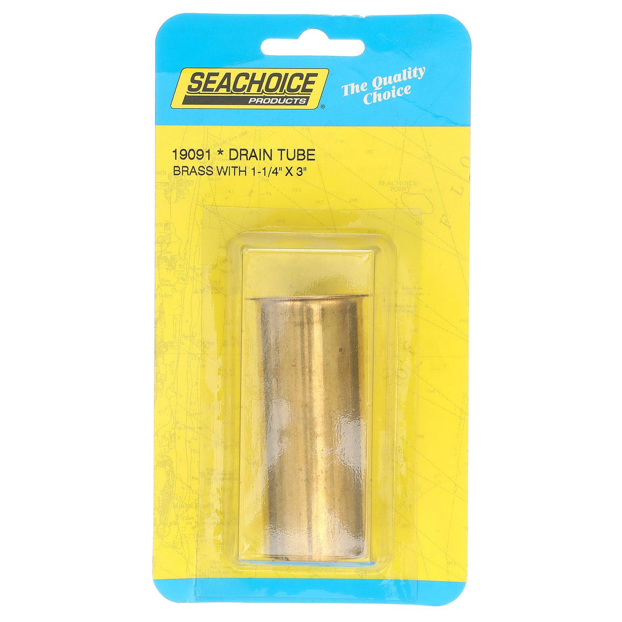 Seachoice 19091 3 in. Brass Drain Tube, 1.25 in. Diameter - SC50-19091 - official Seachoice product image 3