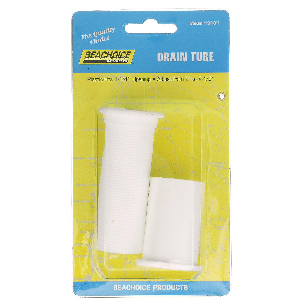 Seachoice 19131 Adjustable Splashwell Drain Tube, Fits 1-1/4 in. Opening, White Plastic - 19131 - official Seachoice product image 7