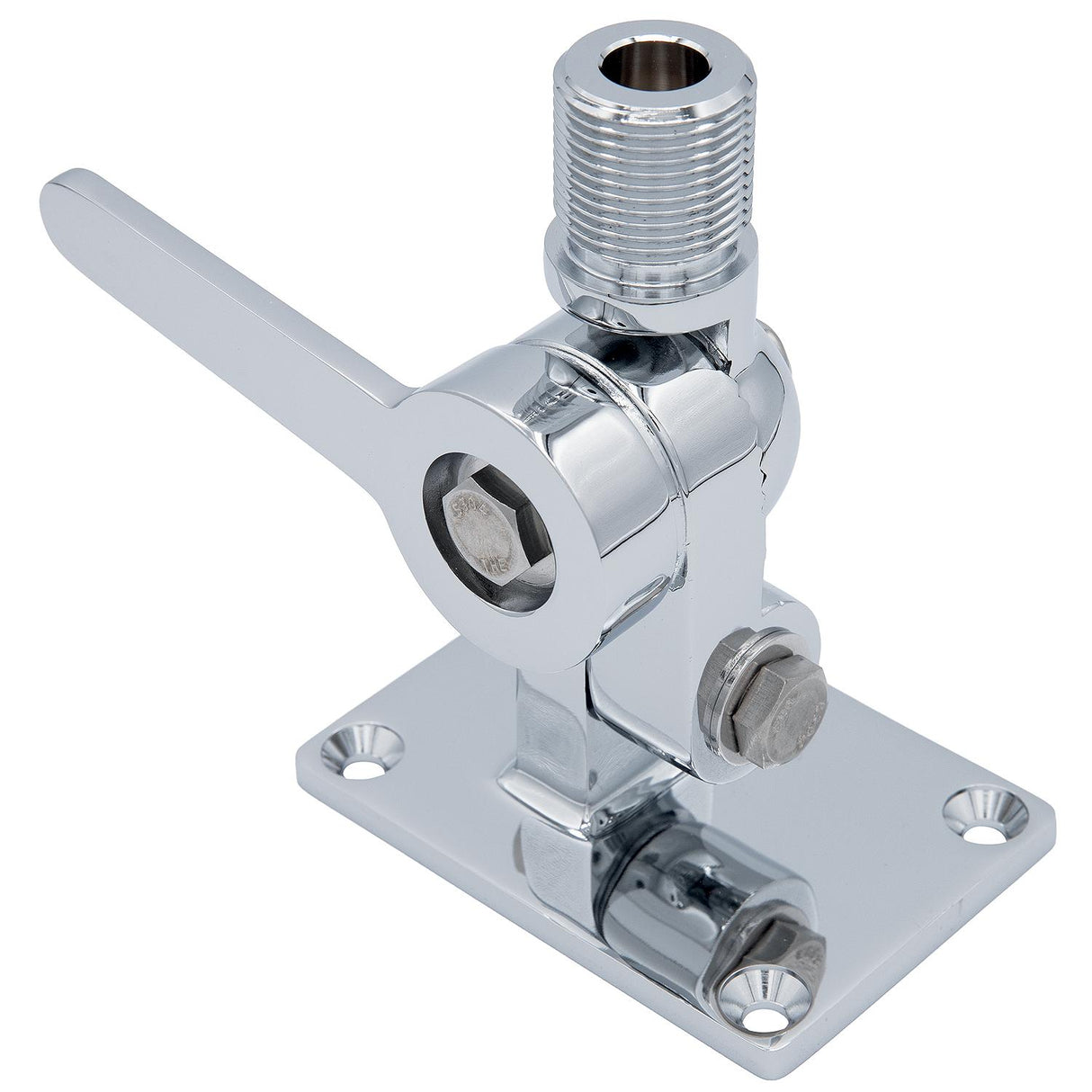 Seachoice 19521 Universal Antenna Ratchet-Mount Base, Chrome-Plated Brass - 19521 - official Seachoice product image 4