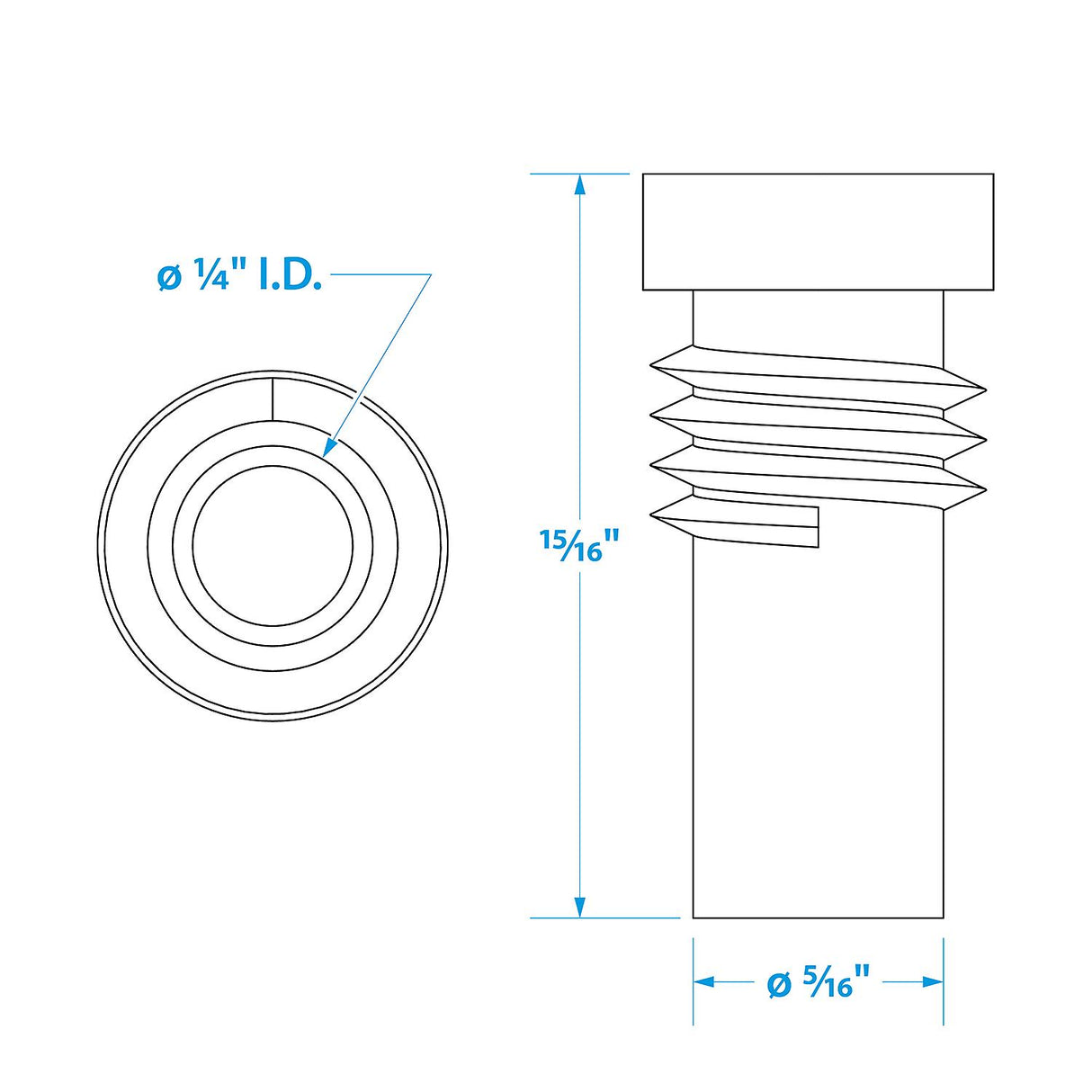 Seachoice UG176 Adapter, VHF Cable Antenna Connector - 19841